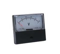 Pannello con amperometro analogico DH-670 Voltmetro analogico DC 1V2V3V5V10V15V20V30V40V50V100V150V200V250V300V400V450V500V Misuratore di tensione da pannello(3V)