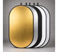 Pannello con Cinque Superfici Compatto | Pieghevole, Riflettore 5 in 1,
