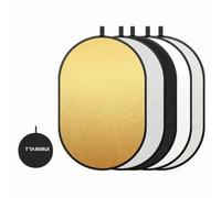 Pannello con Cinque Superfici Portatile, 150 × 200 Cm | Pieghevole, Diffusore, Compatto, Attrezzatura, per Sessioni di Ritratto, Servizi Fotografici All'aperto, videografo