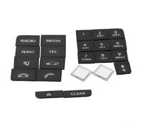 Pannello console centrale multimediale per CLS W218 2014-2017 GLA X156 2013-2016 CLA, accessori per rivestimento interno in ABS nero, solo guida a sinistra