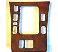 Pannello Console Del Cambio Per Mercedes W210 E Class In Noce Burl Con Un Foro