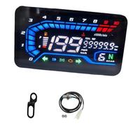 Pannello Contachilometri Digitale Universale Da 12 V Per Motocicletta, Assemblaggio Misuratore Contachilometri(Sensor Z)
