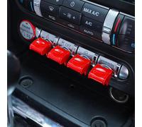 Pannello Controllo Centrale Compatibile Con Ford Per Mustang 2015 2016 2017 2018 2019 2020 4 Pezzi Pannello Di Controllo Centrale Interno Auto Pulsante Decorazione