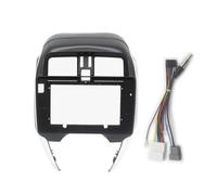 Pannello controllo Fascia Radio Per Micra Per Marzo Per Nota Per Livina Per Almera Per Latio Per Sunny Per Juke Kit Telaio Stereo Il Cruscotto(Fascia e cavo,9 pollici)