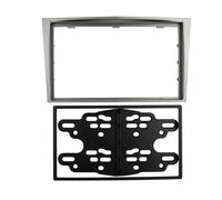 Pannello controllo Per Daewoo Per Winstorm 2008-2011 Kit Rivestimento Cruscotto Con Cornice Autoradio 2 DIN Mascherina Pannello Stereo(Grigio argento,173X98 mm)