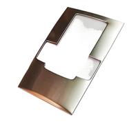 Pannello Copertura Console Centrale Per Mazda 3 Per MT Per Manuale 2019-2024 Per Berlina Per Hatchback Auto Interni Pannello Di Marcia Trim Adesivo In Metallo(Silver)