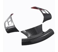 Pannello coprivolante per BMW Serie 3 E90, effetto fibra di carbonio, compatibile con modelli 2005 e 2012, set da 3 pezzi