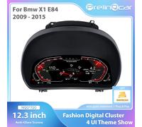 Pannello cruscotto LCD per auto sistema Linux per BMW X1 E84 2009 - 2015 Schermo tachimetro display strumento cluster digitale per auto Black