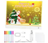Pannello da disegno a LED - Con supporto pad LED con illuminazione a 7 colori e 3 modalità, pad da disegno per cruscotto luminoso Doodle | Per bambini, ragazze, ragazzi, ragazzi, ragazzi, bambini in
