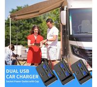 Pannello Da Muro 66W 12V Presa USB QC3.0+PD3.0+QC3.0