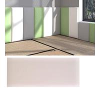 Pannello da parete 3D rimovibile, autoadesivo, bianco, decorativo, per camera da letto/soggiorno, 30 x 50 cm, elegante accento imbottito per interni moderni