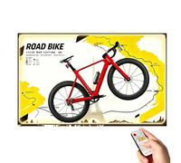 Pannello da parete compatibile con biciclette da strada Le-go 11380 (luce USB)