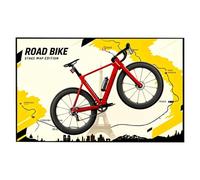 Pannello da parete compatibile con biciclette da strada Le-go 11380 (stile)
