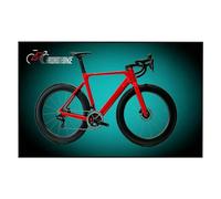 Pannello da parete compatibile con biciclette da strada Le-go 11380 (stile C)