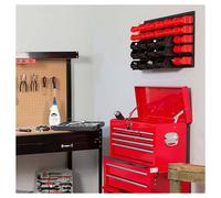 PANNELLO DA PARETE CON 32 BOX CONTENITORI PORTAUTENSILI ORGANIZER PORTA ATTREZZI