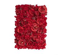 Pannello da parete con rose in seta con sfondo di ortensie artificiali, rete floreale finta per decorazione di cabine fotografiche di nozze, decorazione per sale eventi hotel, feste interne ed esterne