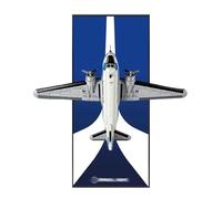 Pannello da parete in acrilico per Lego 11378, set di edifici per aerei passeggeri, montaggio a parete, solo espositore, compatibile con Lego 11378 (modello C (senza luce))