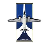 Pannello da parete in acrilico per Lego 11378, set di edifici per aerei passeggeri, montaggio a parete, solo espositore, compatibile con Lego 11378 (modello C (con luce))