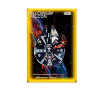 Pannello da parete in acrilico per Lego 75389/75257 Millennium Falcon, scatola portaoggetti, compatibile con 75389/75257 (solo telaio, kit non incluso) (versione USB Light-up C)