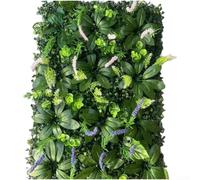Pannello da parete in erba artificiale, tappetino per siepe in erba artificiale, prato finto per pareti, sfondo verde in plastica per interni ed esterni, fogliame per foto di nozze, recinzione da