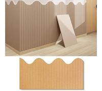 Pannello da parete per bambini, tappetino da parete in schiuma anti-collisione per camera dei bambini, protezione della superficie 3D, spessore 9 mm, decorazione da parete in schiuma, 60 x 240 cm