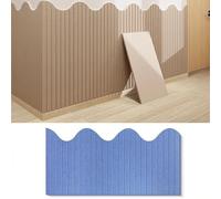 Pannello da parete per bambini, tappetino da parete in schiuma anti-collisione per camera dei bambini, protezione della superficie 3D, spessore 9 mm, decorazione da parete in schiuma, 60 x 240 cm
