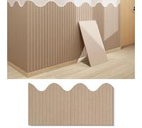 Pannello da parete per bambini, tappetino da parete in schiuma anti-collisione per camera dei bambini, protezione della superficie 3D, spessore 9 mm, decorazione da parete in schiuma, 60 x 240 cm