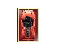 Pannello da parete per L-e*g-o Technic per Fer-rari Day-tona SP3 42143, per auto da corsa in scala 1:8, compatibile con L-e*g-o per auto Fer-rari (solo display wallboard) (luce, B)