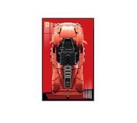 Pannello da parete per L-e*g-o Technic per Fer-rari Day-tona SP3 42143, per auto da corsa in scala 1:8, compatibile con L-e*g-o per auto Fer-rari (solo display wallboard) (Basics,C)