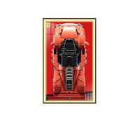 Pannello da parete per L-e*g-o Technic per Fer-rari Day-tona SP3 42143, per auto da corsa in scala 1:8, compatibile con L-e*g-o per auto Fer-rari (solo display wallboard) (luce, C)