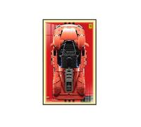 Pannello da parete per L-e*g-o Technic per Fer-rari Day-tona SP3 42143, per auto da corsa in scala 1:8, compatibile con L-e*g-o per auto Fer-rari (solo display wallboard) (luce, A)