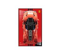 Pannello da parete per L-e*g-o Technic per Fer-rari Day-tona SP3 42143, per auto da corsa in scala 1:8, compatibile con L-e*g-o per auto Fer-rari (solo display wallboard) (basi, A)