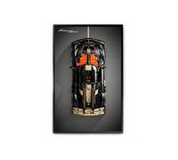 Pannello da parete per Lego 42232 Racing Building Set, montaggio a parete, solo espositore da parete, compatibile con Lego 42232 (cornice A)
