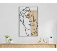 Pannello Decorativo Bianzone, Pannello Artistico, Pannello Ornamentale, Accessorio Decorativo, 50x2 h80 cm, Multicolore