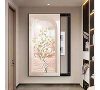 Pannello Decorativo Con Interruttore Automatico Nascosto, Sculture Da Parete Decorative 3D, Quadro Decorativo Con Scatola Di Distribuzione Push-pull Per Ufficio(A,70 * 100cm)
