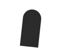 Pannello decorativo esterni o interni, schermo recinzione privacy in legno, utilizzare contro le pareti, for cortile, patio, balcone, giardino (nero)(Black-R,60x120cm)