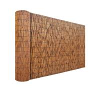 Pannello decorativo in bambù fatto a mano, impermeabile e traspirante, facile installazione, parasole solare, altezza regolabile 7,1 m, per privacy e decorazione all'aperto