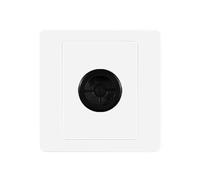 Pannello decorativo moderno con correttore di cavi, piastra di copertura contemporanea, elegante piastra frontale adatta per 86 tipi di uscita pannello di gestione dei cavi per mobili copertura