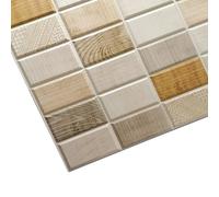 Pannello Decorativo Parete PVC Bianco Effetto Legno MATT WOOD