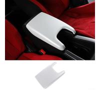 Pannello decorativo per bracciolo per Honda Civic FL5 2022 2025, aspetto in fibra di carbonio, si adatta perfettamente per proteggere e aggiornare l'interno del veicolo (bianco)