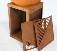 Pannello decorativo per braciere BRASONFIRE Ø 60 cm, barbecue esterno a legna e accessori, 100% fabbricazione francese