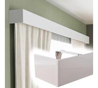 Pannello decorativo per tenda da 2,1 m, per soggiorno, camera da letto e cucina, senza tracce e staffa alla moda, soluzione per pannello da parete