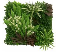 Pannello Decorativo Verde Esotico da Muro Parete 100x100 cm per Interni e Estern