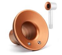 Pannello deflettore anteriore di ricambio per asciugacapelli Dyson Supersonic HD01 HD02 HD03 HD07 HD08, copertura frontale per asciugacapelli con anello di tenuta (oro)
