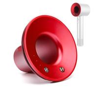 Pannello deflettore anteriore di ricambio per asciugacapelli Dyson Supersonic HD01 HD02 HD03 HD07 HD08, accessori di riparazione per asciugacapelli con anello di tenuta (rosso)