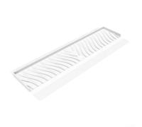 Pannello deflettore in silicone per lavello da cucina, per acqua disordinata che scorre sui pavimenti (trasparente)