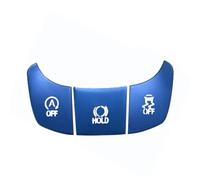 Pannello Del Cambio Auto, Pulsante AC OFF, Supporto Per Interruttore, Cornice In Lega Di Alluminio Per Toyota Per CHR 2016-2021 Rifiniture Per Auto(BLU)