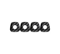 Pannello Del Cambio Per Console Centrale Per BMW Per X1 F48 Per X2 F39 2016-2022 4 Pezzi Perni Di Serratura Della Porta Copertura Trim Per Del Pannello Dell'anello Bloccaggio Dell'auto(Carbon fiber)