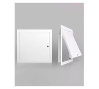 Pannello di accesso al soffitto della porta soffitta, copertura del foro ai servizi bagno, pannello vano servizio con serratura e chiave(350x350mm(13.8x13.8in))