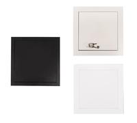 Pannello di accesso al soffitto in metallo per cartongesso, sportello di ispezione della soffitta, per uso domestico commerciale elettrico, per impianti idraulici/elettrici (grigio, 30 x 50 cm)
